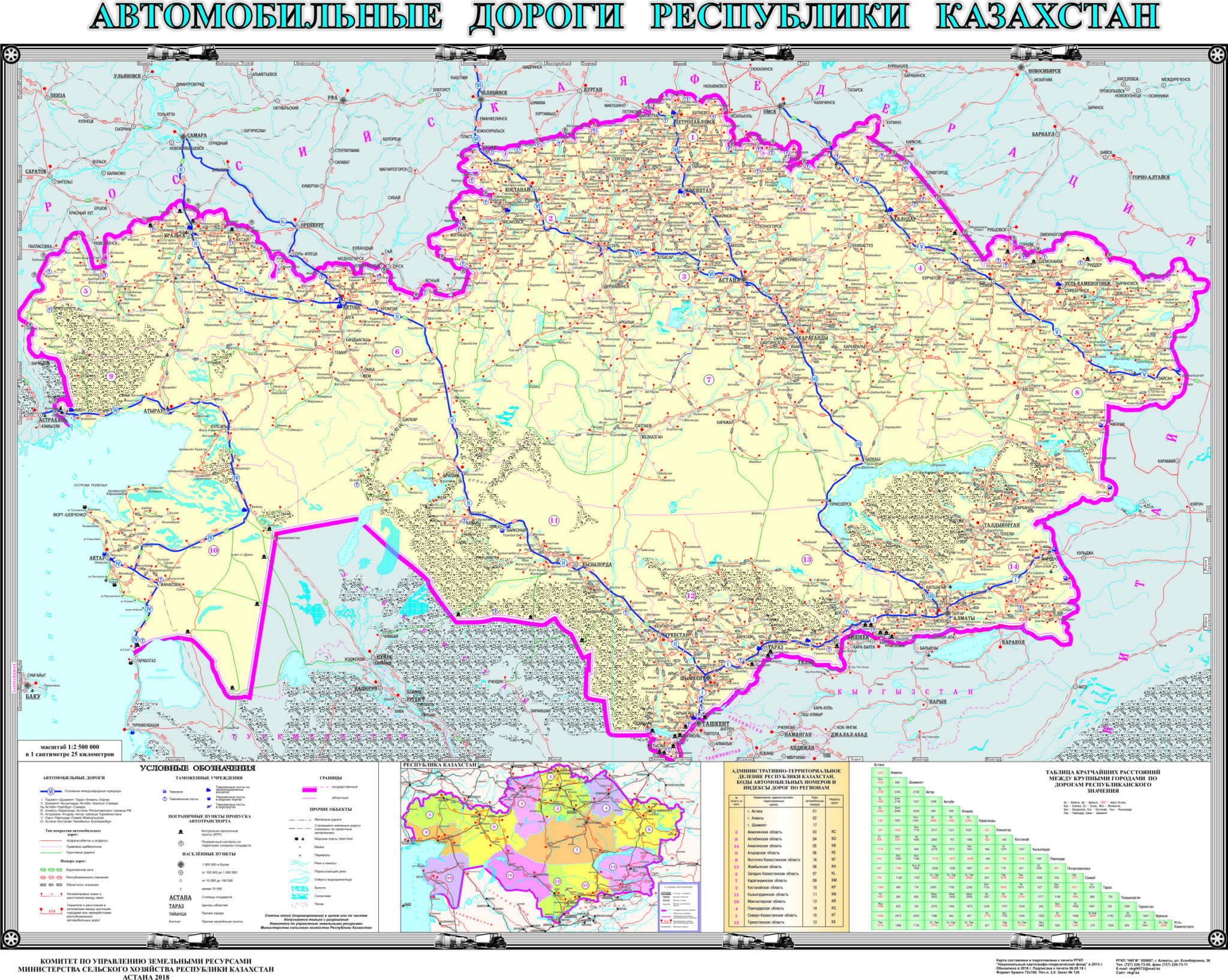 Карта жд путей казахстана